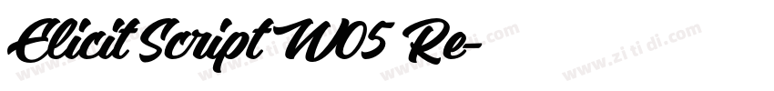 Elicit Script W05 Re字体转换